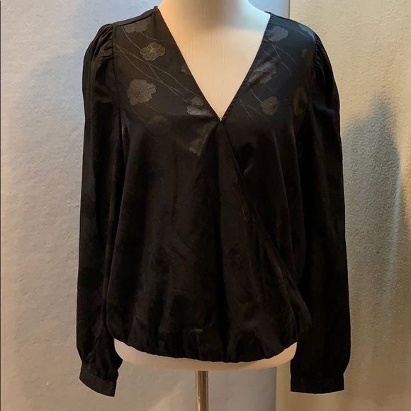 Floral Black Blouse - Picture 1 of 12